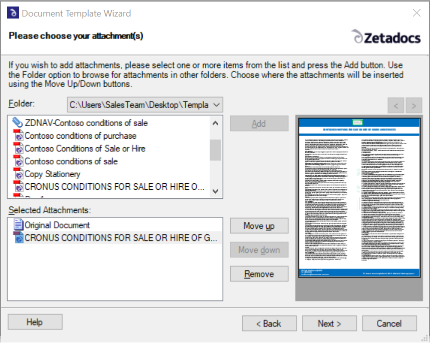 Zetadocs Dynamics Fields