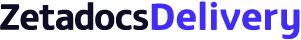 Zetadocs Delivery logo, document management software